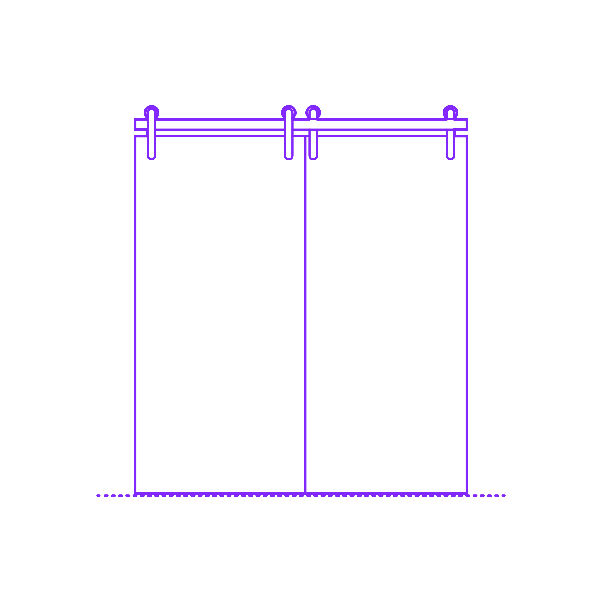 Buildings Surface Mounted Doors Bypassing Solid Flush Outline Svg Vector Free Vectors